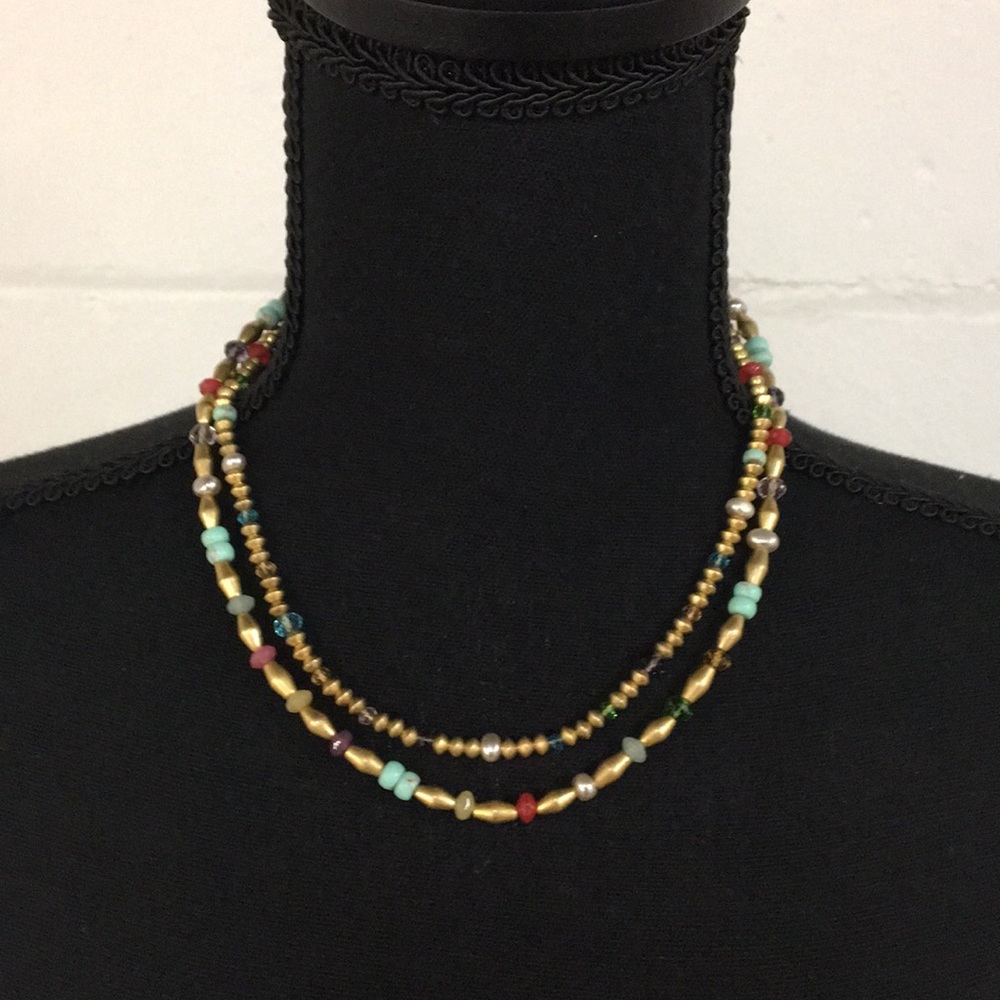 Ralph Lauren Beaded 2-Strand Necklace